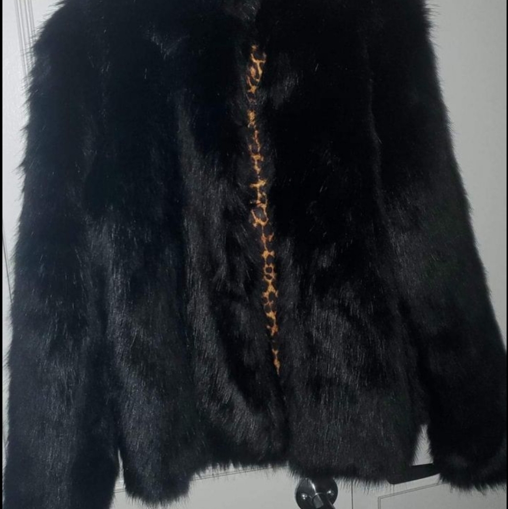 Black milk furbulous jacket, size 14AUS